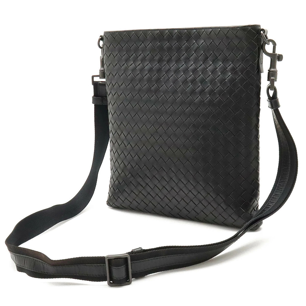 Bottega Veneta Bag Intrecciato Black Crossbody Black